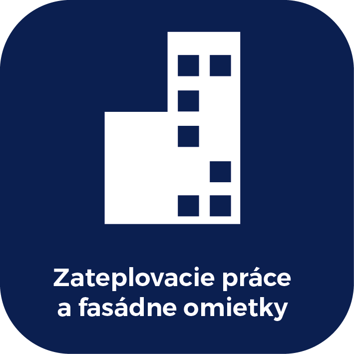 Zatepľovacie práce a fasádne omietky